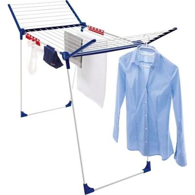 LEIFHEIT PEGASUS 200 comfortabele voetdroger - B 167 x D 66 x H 87 cm - 2 golfdraden