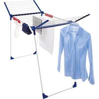 LEIFHEIT PEGASUS 200 comfortabele voetdroger - B 167 x D 66 x H 87 cm - 2 golfdraden