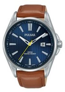 Horlogeband Seiko VJ42-X265 / PS9607X1 Leder Cognac 22mm