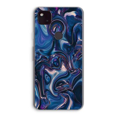 Mirrored Mirage: Google Pixel 4a 5G Transparant Hoesje