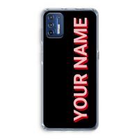 Namecase: Motorola Moto G9 Plus Transparant Hoesje Namecase: Motorola Moto G9 Plus Transparant Hoesje