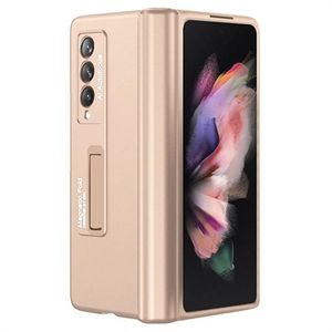 GKK Magnetische Fold Samsung Galaxy Z Fold3 5G Hybrid Case - Goud