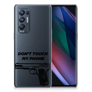 OPPO Find X3 Neo Silicone-hoesje Pistol DTMP