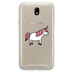 Eenhoorn: Samsung Galaxy J7 (2017) Transparant Hoesje