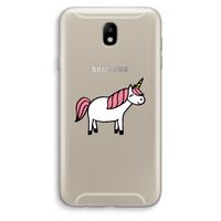 Eenhoorn: Samsung Galaxy J7 (2017) Transparant Hoesje