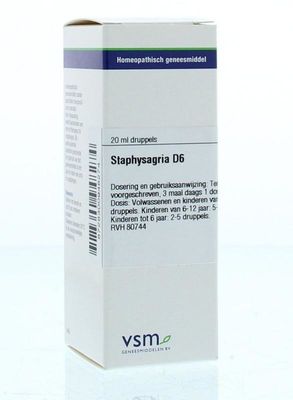 VSM Staphysagria D6 (20 ml)