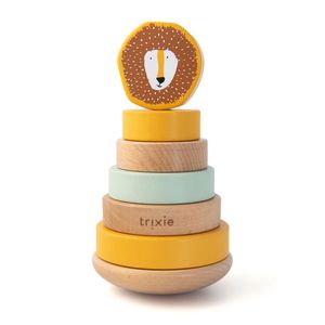Trixie houten stapelspeelgoed mr. lion, 7dlg.