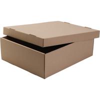 Schoolkist met deksel, afm 39,5x32,5x12,5 cm, 1 stuk