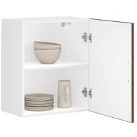 Keukenbovenkasten 2 st Porto bewerkt hout bruin eikenkleur