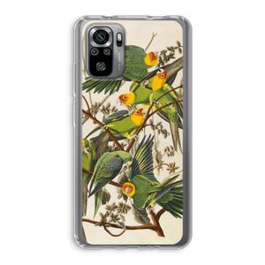 Carolinaparkiet: Xiaomi Redmi Note 10S Transparant Hoesje