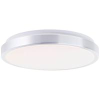 Brilliant Nikkel plafondlampLivius met wit Ø 33cm - G80561A21