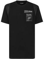Plein Sport t-shirt en coton à logo imprimé - Noir