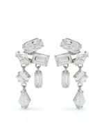 Swarovski Mesmera crystal-embellished drop earrings - Argent