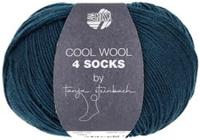 Lana Grossa Cool Wool 4 Socks Uni 7701 Donkergroen