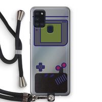 Game On: Samsung Galaxy A21s Transparant Hoesje met koord