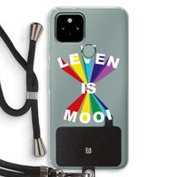 Het Leven Is Mooi: Pixel 5 Transparant Hoesje met koord