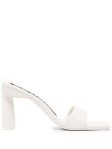 Senso mules Venus 80mm en cuir - Blanc