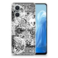 Silicone Back Case OPPO Reno8 Lite Skulls Angel