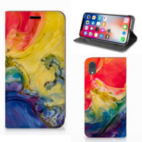 Bookcase Apple iPhone Xr Watercolor Dark