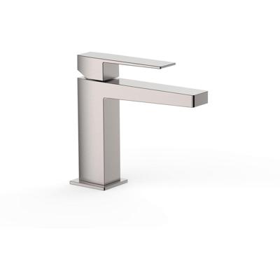 Wastafelkraan Tres Slim | Opbouw | Mengkraan | Standaard model | 1-hendel | Vierkant | RVS look
