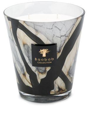 Baobab Collection bougie Stones Marble Max 10 - Noir