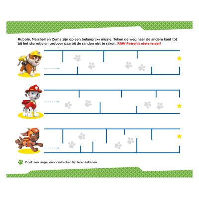 Deltas Paw patrol - leuke schrijfspelletjes (4-5 jaar)