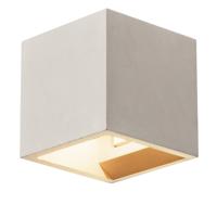 SLV Wandlamp Solid Cube Up-Down betongrijs 1000910