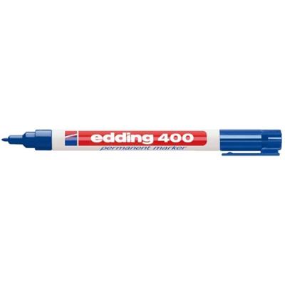 Edding 400 permanent marker 1 mm rond blauw