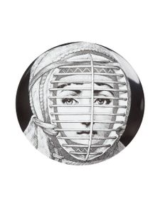 Fornasetti assiette imprimée - Noir