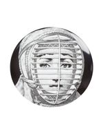 Fornasetti assiette imprimée - Noir - thumbnail