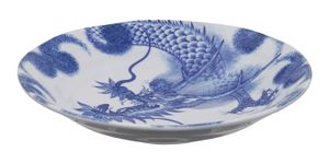 Blauw Bord - Dragon - 25.3 x 5.2cm