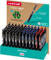 Uni-ball roller Signo RT207, medium punt, display van 72 stuks