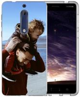 Nokia 5 TPU | Hoesje maken | met Foto&apos;s en Naam | Eigen telefoonhoesje ontwerpen | Op maat gemaakt