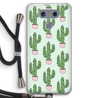 Cactus Lover: LG G6 Transparant Hoesje met koord