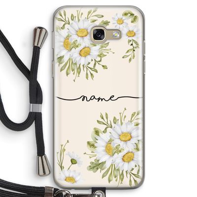 Daisies: Samsung Galaxy A5 (2017) Transparant Hoesje met koord