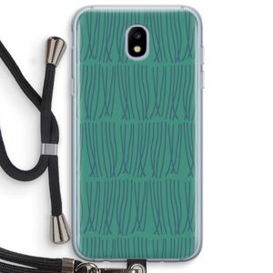Swirls: Samsung Galaxy J5 (2017) Transparant Hoesje met koord