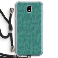 Swirls: Samsung Galaxy J5 (2017) Transparant Hoesje met koord