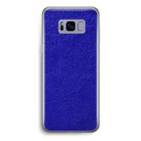 Majorelle Blue: Samsung Galaxy S8 Transparant Hoesje