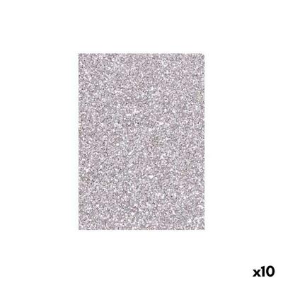 EVA-rubber Fama Zilverkleurig 50 x 70 cm (10 Stuks)