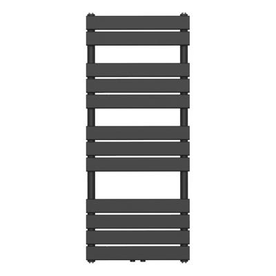 Handdoekradiator BWS Ress Middenaansluiting 681W 120x50 cm Zwart Boss & Wessing