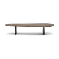 Kave Home Pirita salontafel massief eiken donker