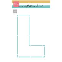 Marianne Design • craft stencil l-letter