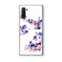 Waterverf bloemen: Samsung Galaxy Note 10 Transparant Hoesje Waterverf bloemen: Samsung Galaxy Note 10 Transparant Hoesje