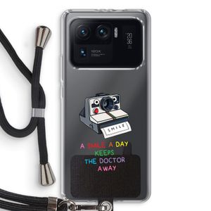 Smile: Xiaomi Mi 11 Ultra Transparant Hoesje met koord