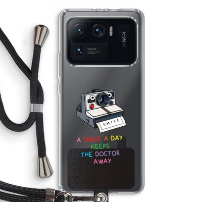 Smile: Xiaomi Mi 11 Ultra Transparant Hoesje met koord