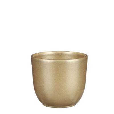 Tusca pot rond goud - h9xd10cm - Mica decorations