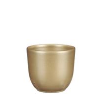 Tusca pot rond goud - h9xd10cm - Mica decorations