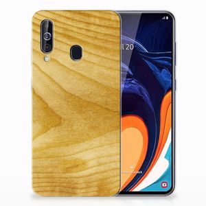 Samsung Galaxy A60 Bumper Hoesje Licht Hout