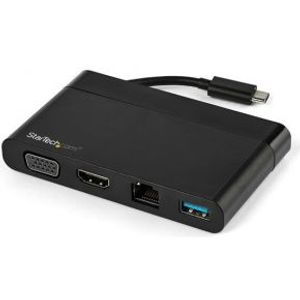 StarTech.com DKT30CHVCM notebook dock & poortreplicator USB 3.0 (3.1 Gen 1) Type-C Zwart