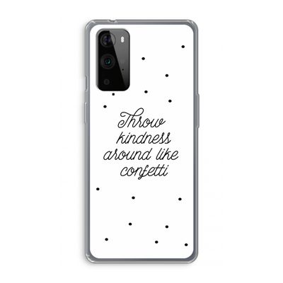 Confetti: OnePlus 9 Pro Transparant Hoesje